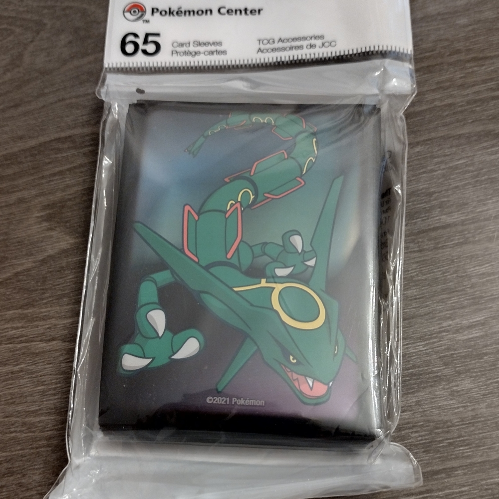 3/$30 Pokemon Center Rayquaza Card Sleeves